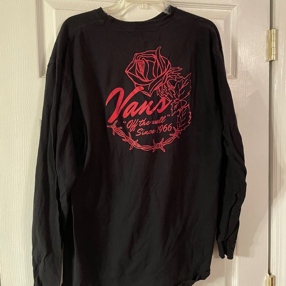 Vans Rose Long Sleeve Men’s Large